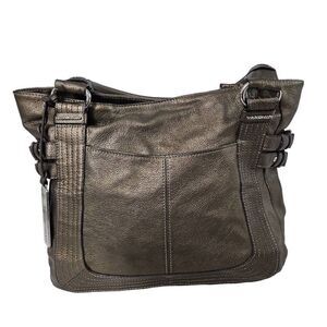 Tignanello metallic gold shoulder bag